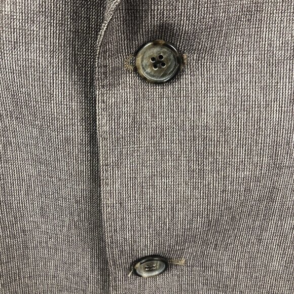 Vintage Levis Blazer  Mens 42L Long Brown Knit Sport Coat Jacket Retro Office - Picture 11 of 16